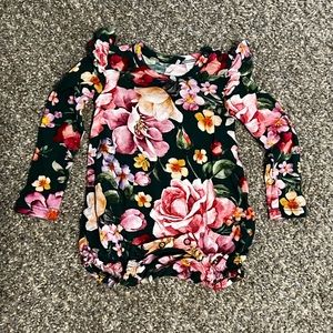 Posh Peanut 0-3 Month long sleeve bubble romper